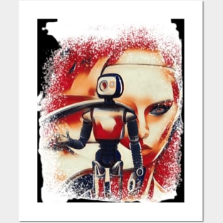 Sci-fi Robot art design Posters and Art